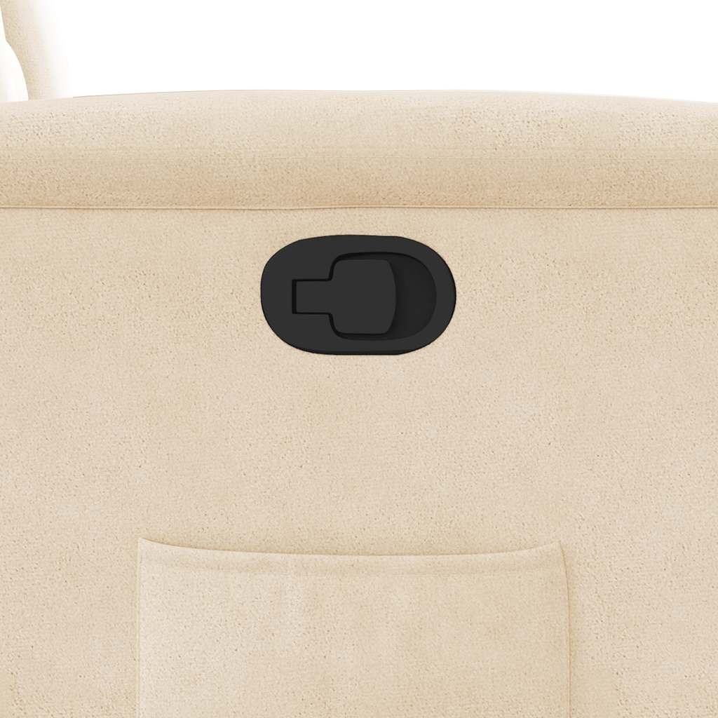 Verstelbare Beige Microvezel Fauteuil - 47% Korting