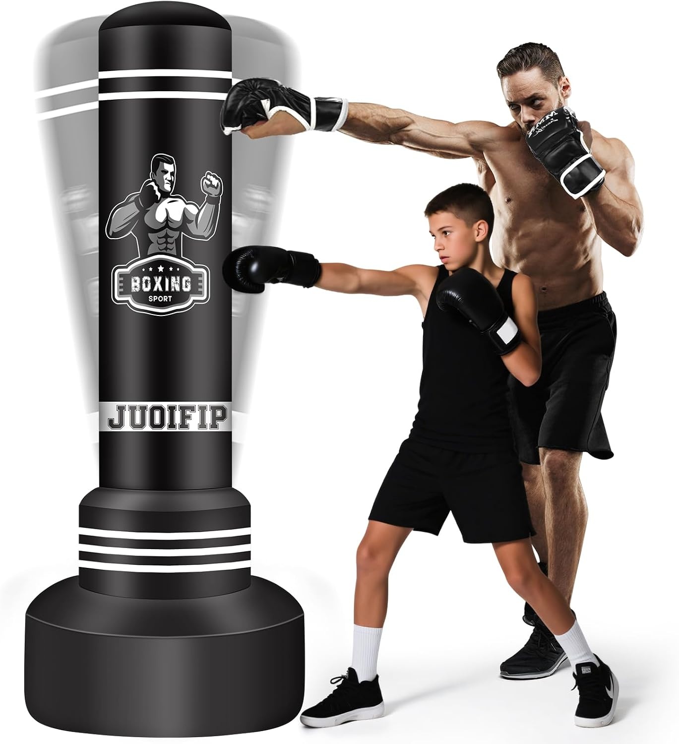 Opblaasbare Bokszak 180cm Zwart - 29% Korting