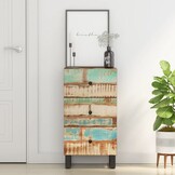 vidaXL Dressoir met 3 lades 40x33,5x75 cm massief gerecycled hout
