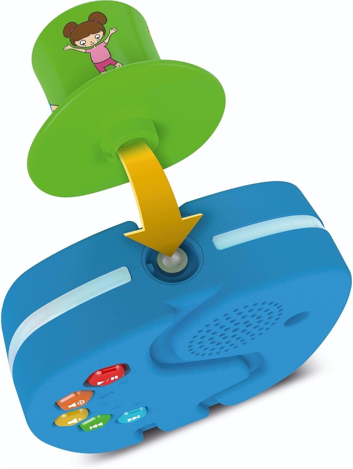 Blauw Kinder Audio Speler Nachtlampje 14,5cm - 57% Korting