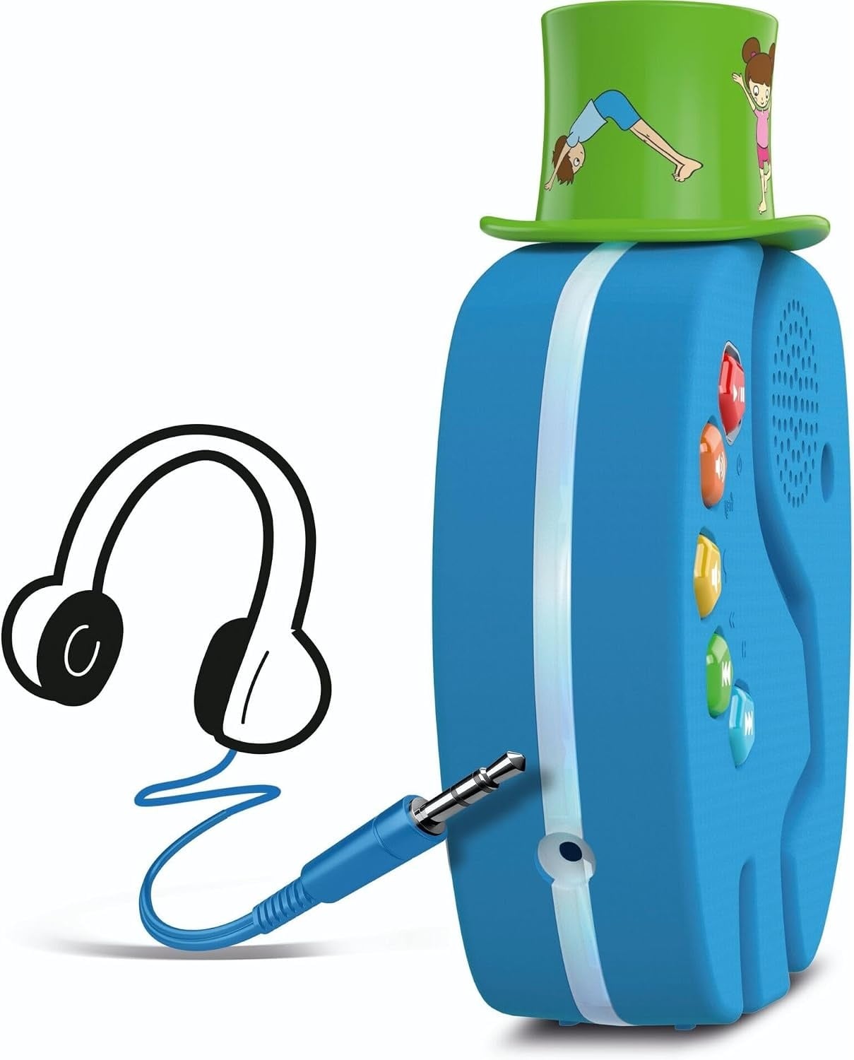 Blauw Kinder Audio Speler Nachtlampje 14,5cm - 57% Korting
