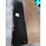 vidaXL Wandtafel 180x23x75 cm bewerkt hout zwart
