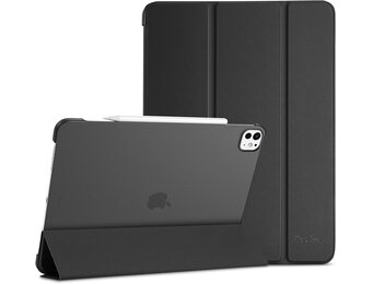 ProCase iPad Pro 13 inch Hoes (M4 2024) - Smart Folio Stand - Translucent Zwart