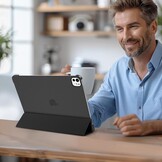 iPad Pro 13" (M4) Smart Folio Hoes - Mat Zwart - 55% Korting