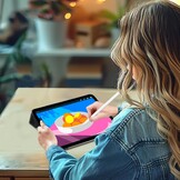 iPad Pro 13" (M4) Smart Folio Hoes - Mat Zwart - 55% Korting