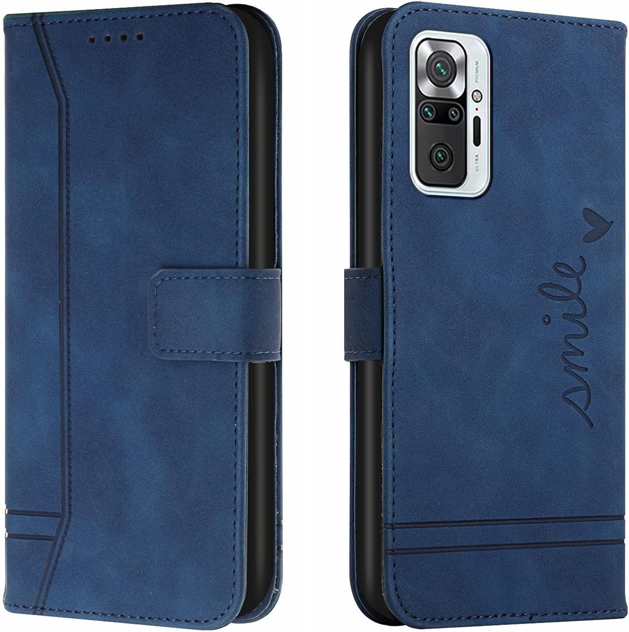 Flip Hoesje Blauw voor Xiaomi Redmi Note 10 Pro - 59% Korting