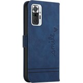 Flip Hoesje Blauw voor Xiaomi Redmi Note 10 Pro - 59% Korting