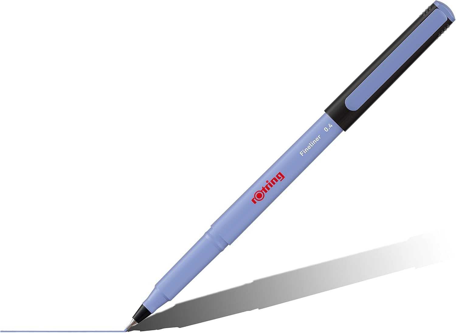 rOtring Liner fijnschrijvers | 0.4 mm | Kleurpennen voor schrijven en tekenen | Verpakking zonder plastic | Verschillende leuke kleuren | 4 stuks