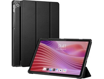 FINTIE Beschermhoes voor Lenovo Tab 10,1 inch 2025 (TB311FU, TB311XU), harde hoes, dun en licht, opvouwbaar, zwart