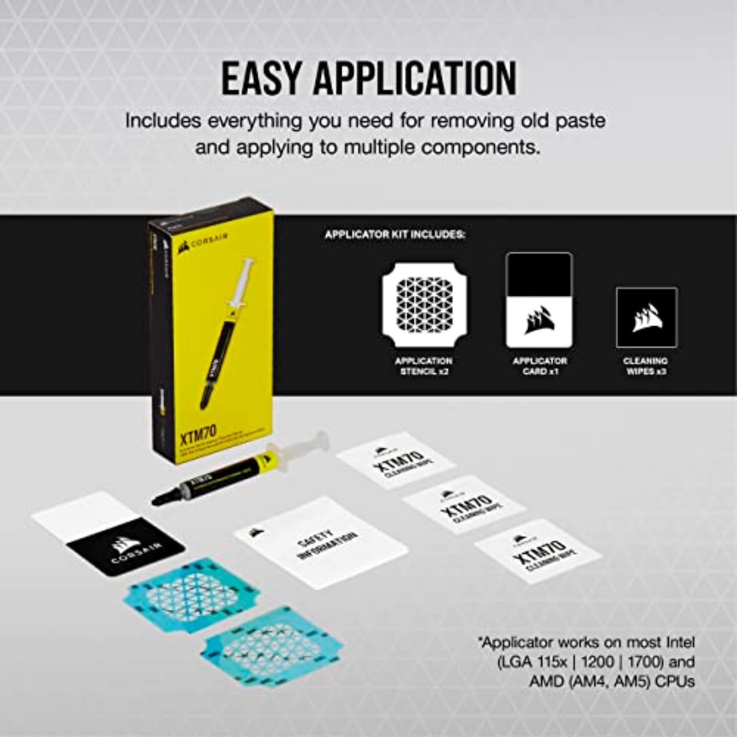 Koelpasta 3g Intel/AMD 250W TDP - Incl. Reiniger