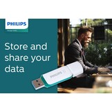 Philips Snow Edition Super Speed 3.0 USB flash drive 256 GB voor PC, laptop, computer, leessnelheid tot 100 MB/s - Maat 256 GB