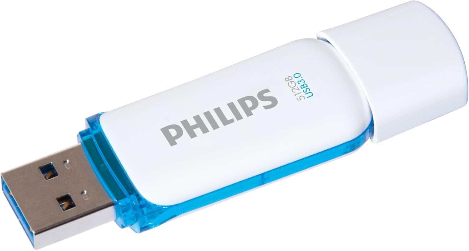 Philips Snow Edition Super Speed 3.0 USB flash drive 256 GB voor PC, laptop, computer, leessnelheid tot 100 MB/s - Maat 256 GB