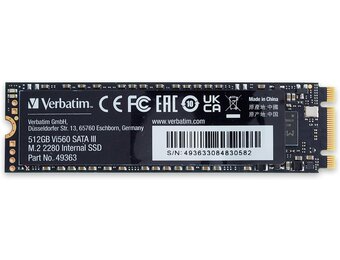 Verbatim Vi560 S3 M.2 SSD 512 GB