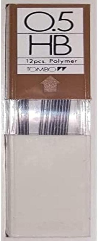 Tombow EX-03P-HB Navullingen voor vulpotlood met punt 0,3 mm, hardheid HB, 12 stuks