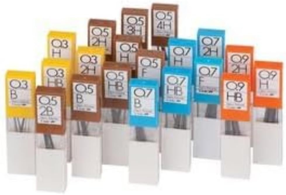 Tombow EX-03P-HB Navullingen voor vulpotlood met punt 0,3 mm, hardheid HB, 12 stuks