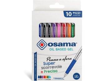 Osama OBG Gelschrijvers - 10-delige set - 1,0 mm - Diverse kleuren