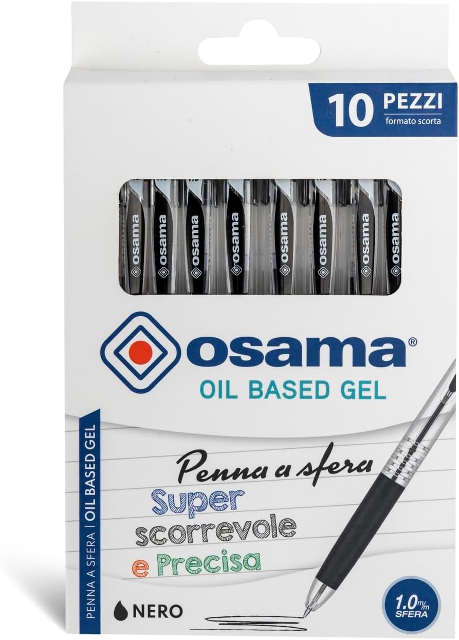Osama OBG Gelschrijvers - 10-delige set - 1,0 mm - Diverse kleuren