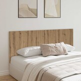 vidaXL Hoofdeinde 200x1,5x80 cm bewerkt hout artisanaal eikenkleur
