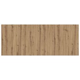 vidaXL Hoofdeinde 200x1,5x80 cm bewerkt hout artisanaal eikenkleur