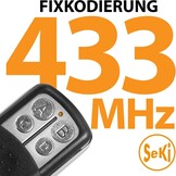 SeKi Open 4 Universele Garage Afstandsbediening - 433,92 MHz - 4 Kanalen