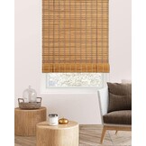 Retro Bamboe Rolgordijn Bruin 110x160 cm - 60% Korting