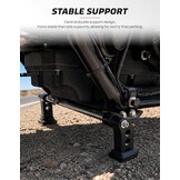 TCMT Elektrische Middenbok voor Harley Touring Bagger 2009-2016 - Zwart
