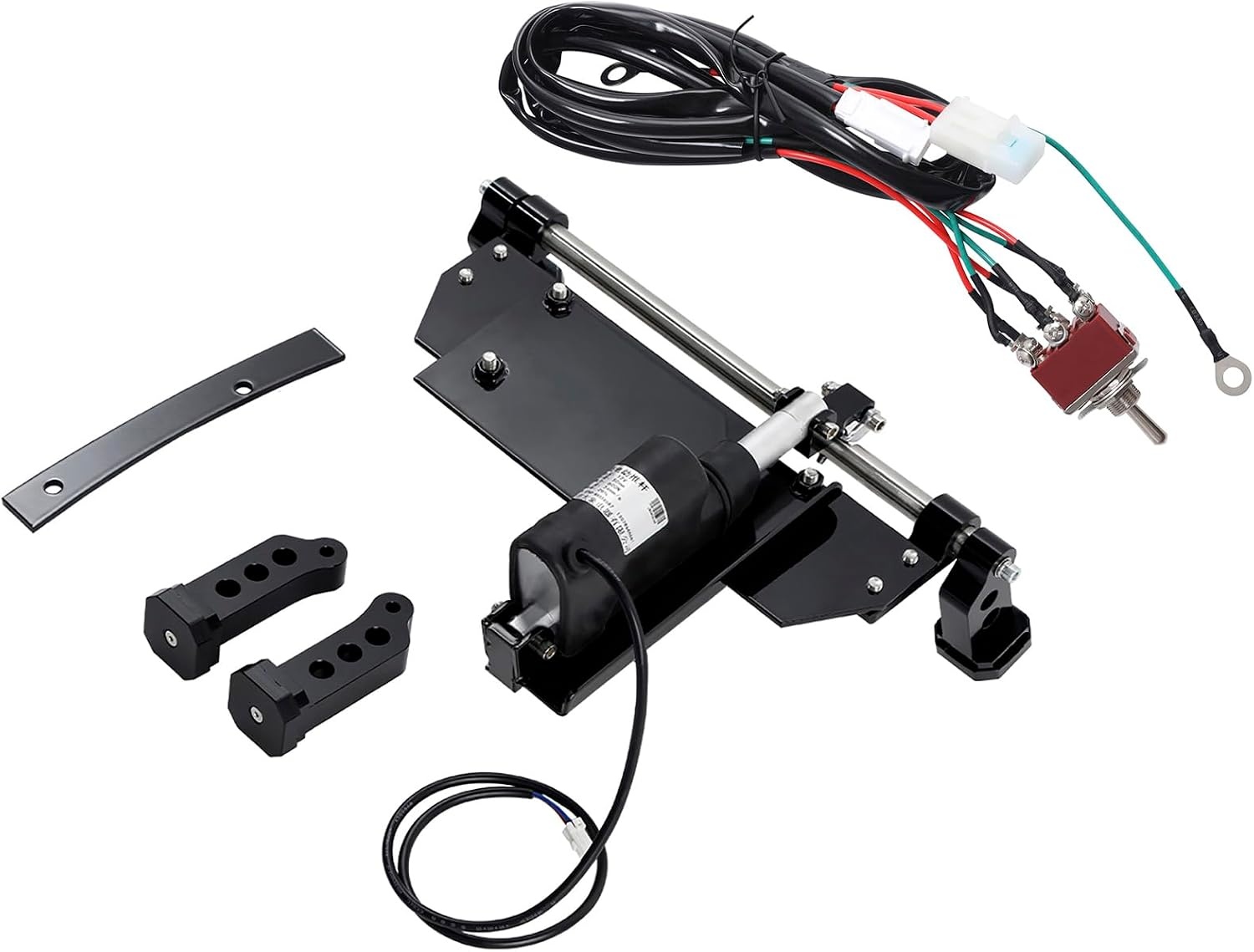 TCMT Elektrische Middenbok voor Harley Touring Bagger 2009-2016 - Zwart