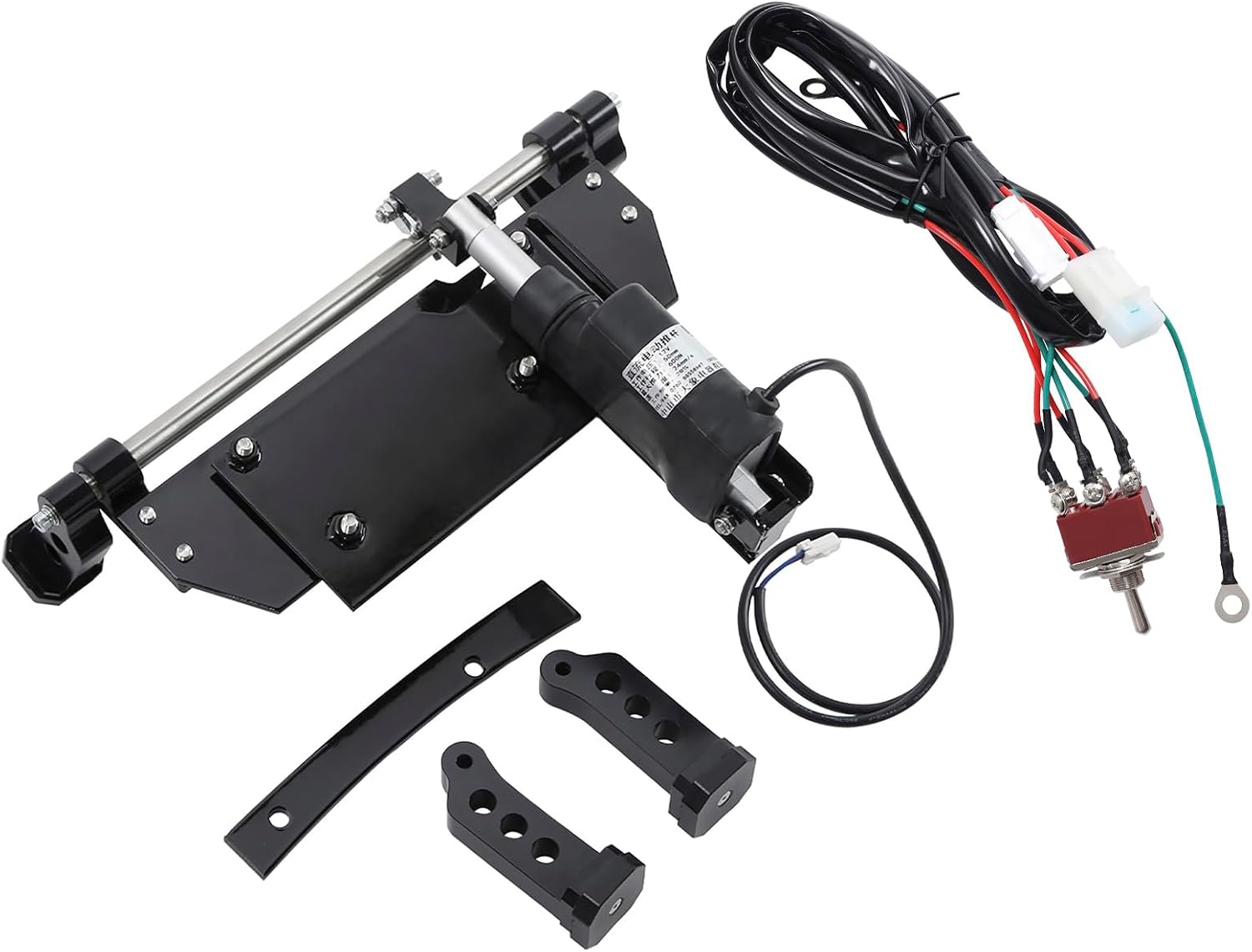 TCMT Elektrische Middenbok voor Harley Touring Bagger 2009-2016 - Zwart