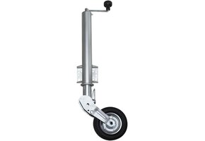 Steunwiel Aanhanger/Caravan 500kg (8" wiel) - Verzinkt Staal - 61% Korting