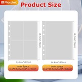 40x A5 Bindertassen 6-gaats - Transparant PVC Waterproof, 62% Korting
