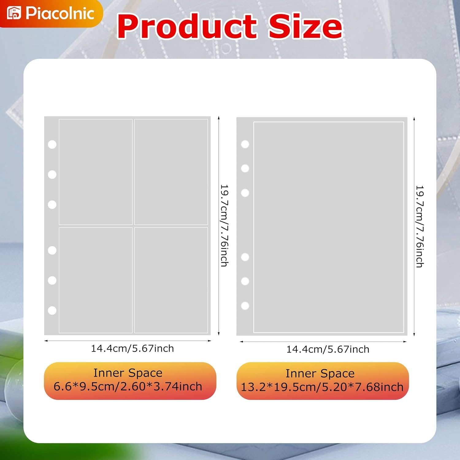 40x A5 Bindertassen 6-gaats - Transparant PVC Waterproof, 62% Korting