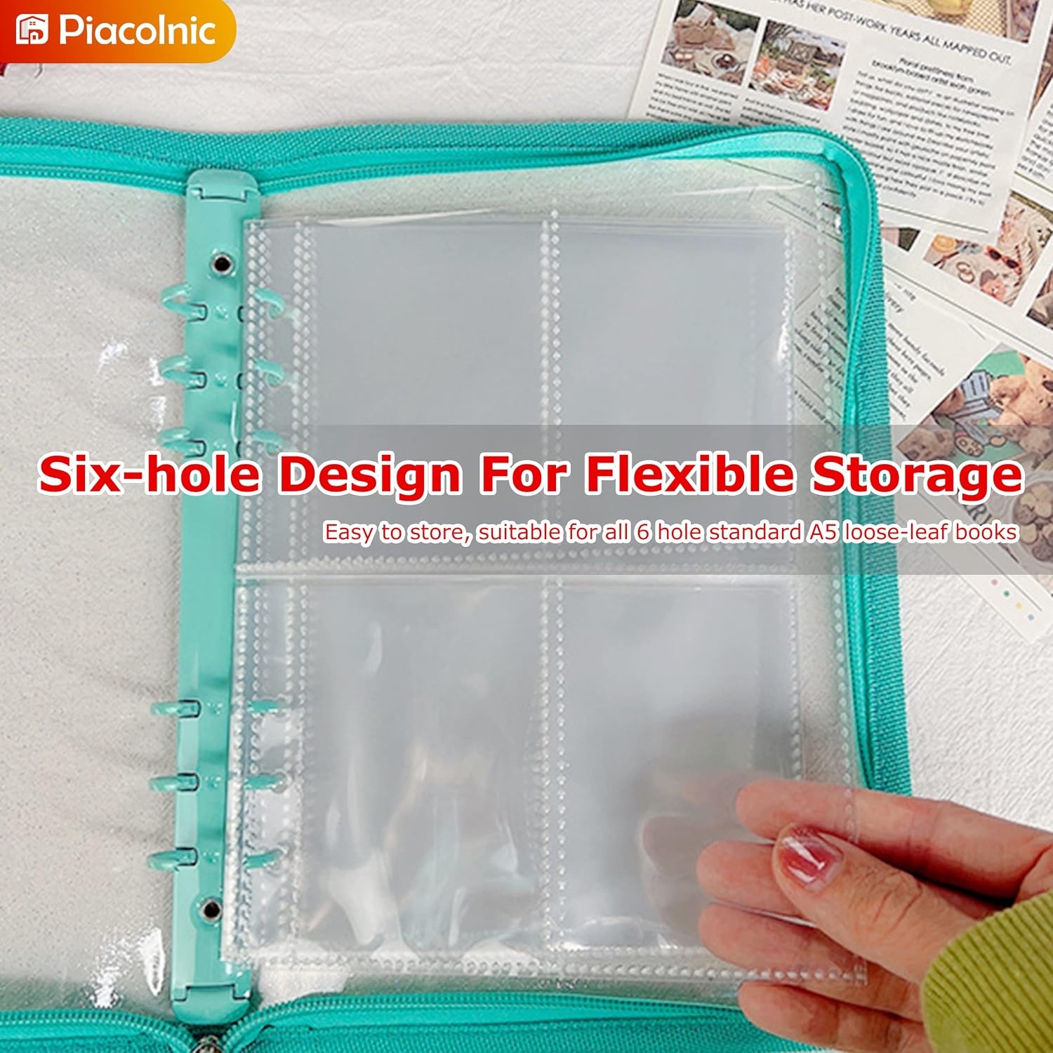 40x A5 Bindertassen 6-gaats - Transparant PVC Waterproof, 62% Korting