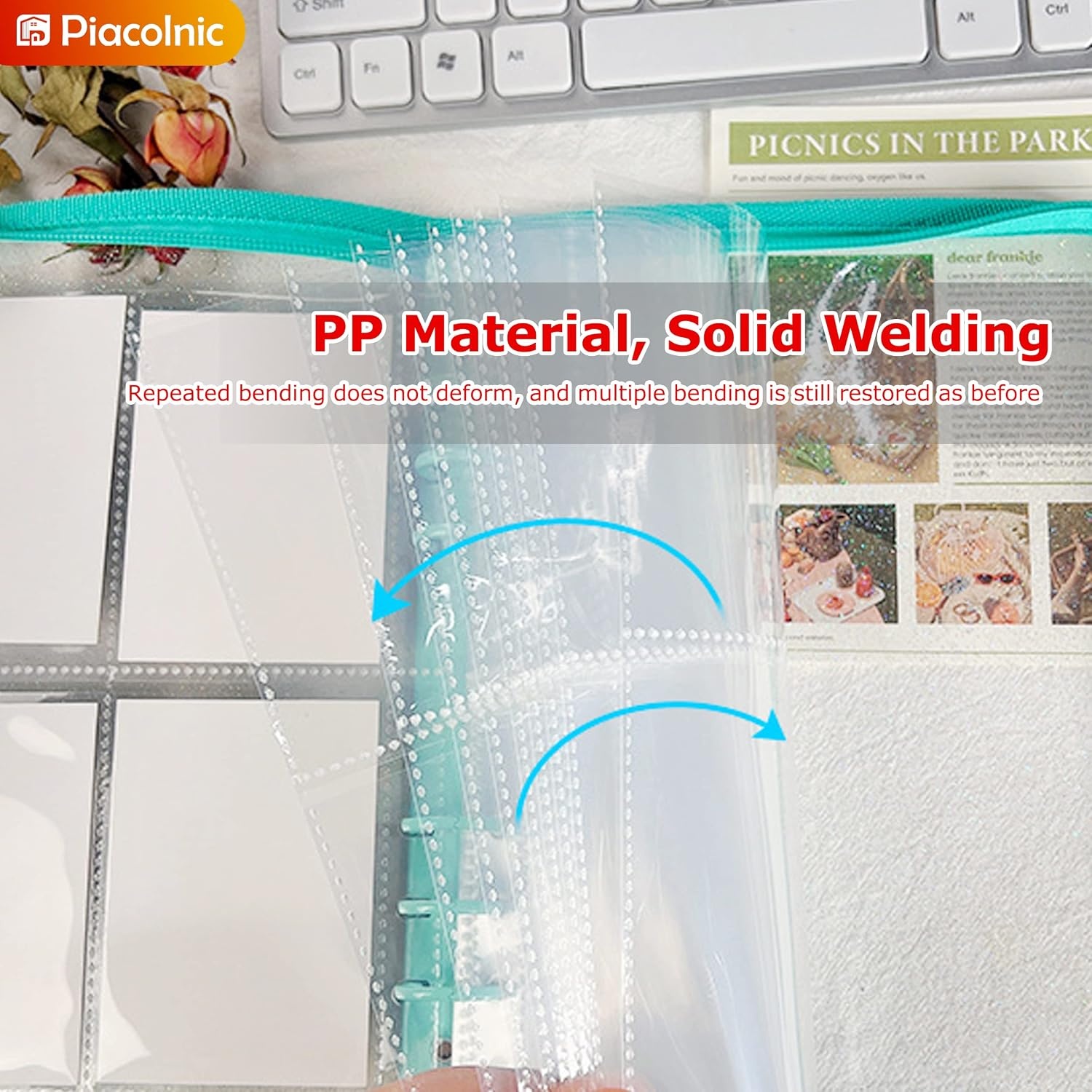 40x A5 Bindertassen 6-gaats - Transparant PVC Waterproof, 62% Korting