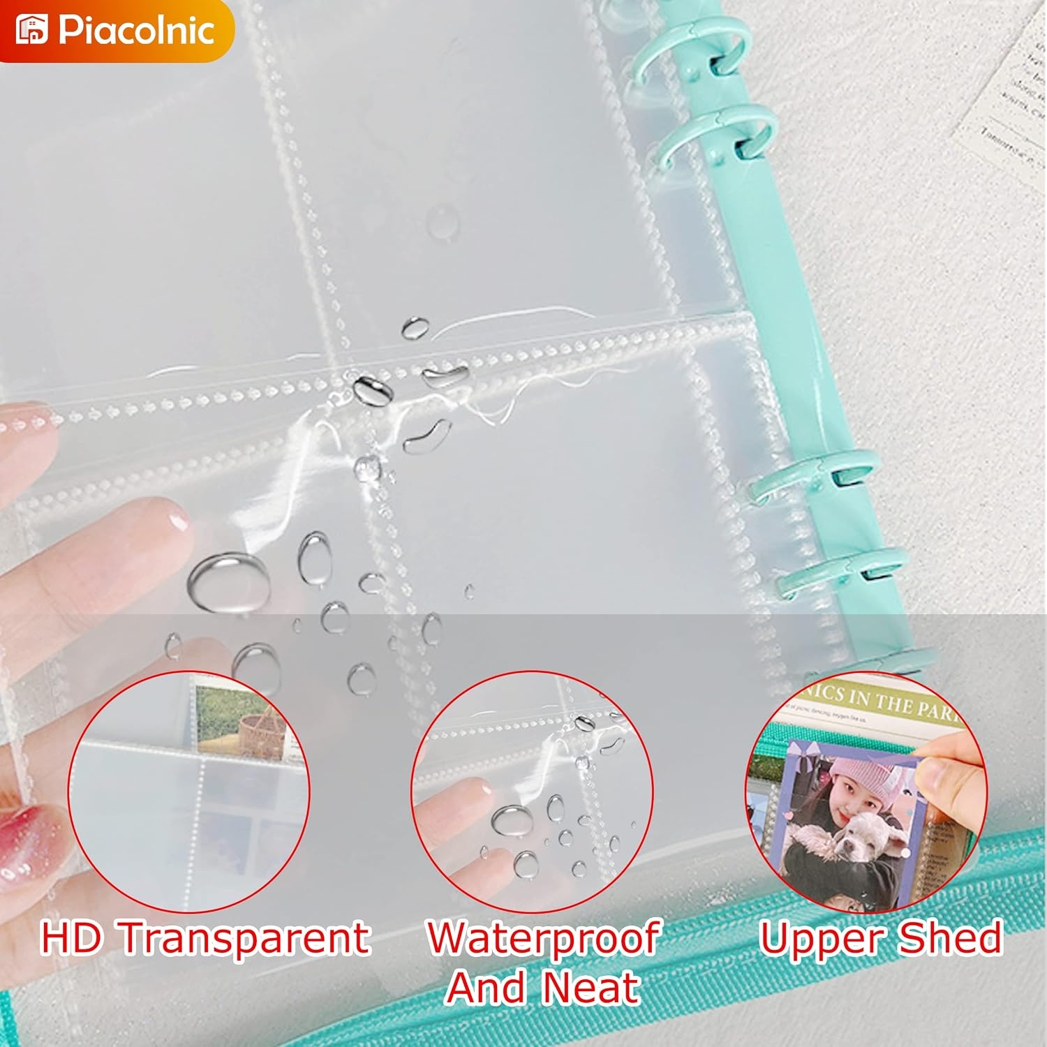 40x A5 Bindertassen 6-gaats - Transparant PVC Waterproof, 62% Korting