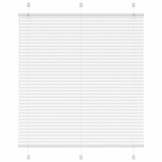 vidaXL Plissé rolgordijn 115x150 cm stofbreedte 114,4cm polyester wit