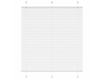 vidaXL Plissé rolgordijn 115x150 cm stofbreedte 114,4cm polyester wit
