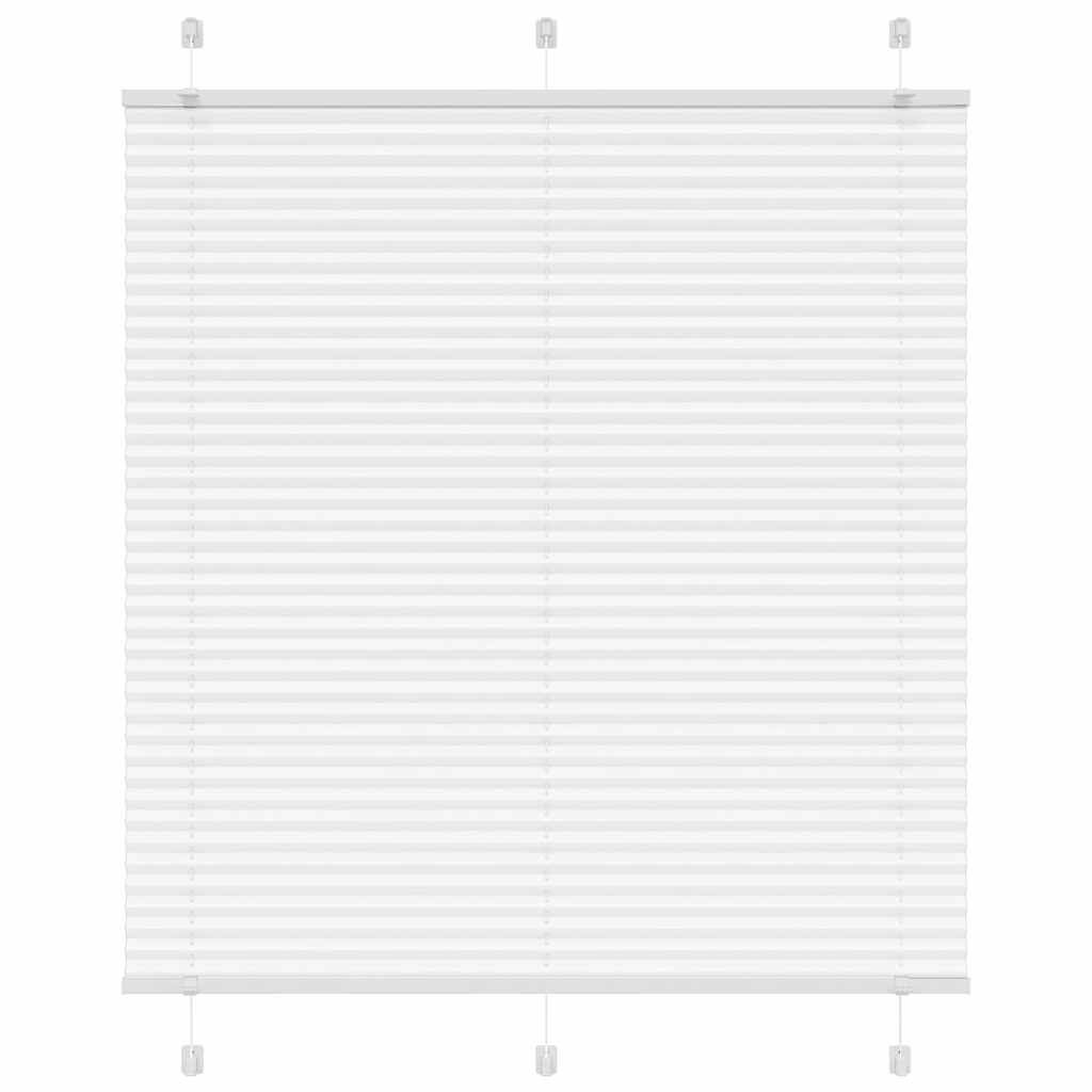 vidaXL Plissé rolgordijn 115x150 cm stofbreedte 114,4cm polyester wit