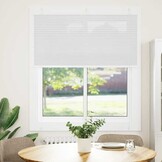 vidaXL Plissé rolgordijn 115x150 cm stofbreedte 114,4cm polyester wit