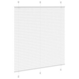 vidaXL Plissé rolgordijn 115x150 cm stofbreedte 114,4cm polyester wit