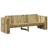 vidaXL Tuinbank Groen 185.5 x 60 x 62 cm Geïmpregneerd grenen hout