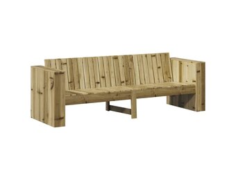 vidaXL Tuinbank Groen 185.5 x 60 x 62 cm Geïmpregneerd grenen hout