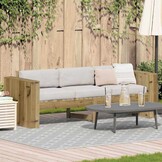 vidaXL Tuinbank Groen 185.5 x 60 x 62 cm Geïmpregneerd grenen hout