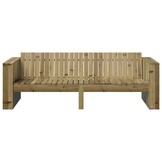 vidaXL Tuinbank Groen 185.5 x 60 x 62 cm Geïmpregneerd grenen hout