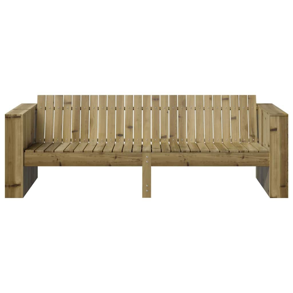vidaXL Tuinbank Groen 185.5 x 60 x 62 cm Geïmpregneerd grenen hout