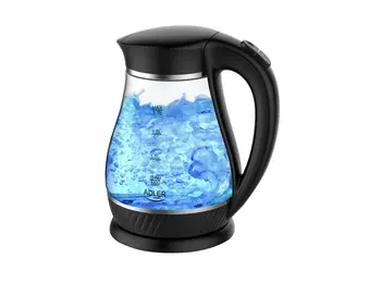 Adler Glazen Waterkoker 1,7L 2200W Zwart AD1274