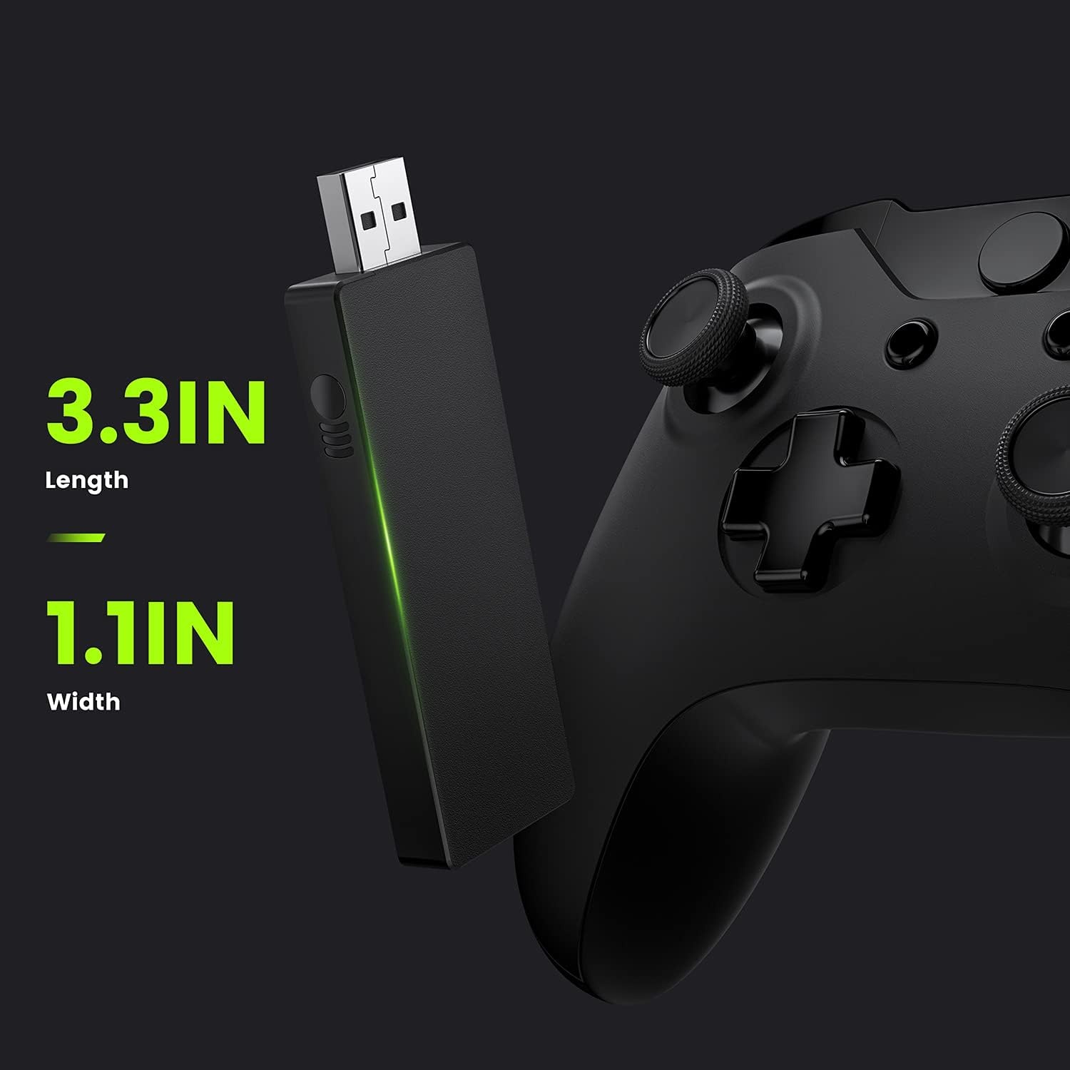 Draadloze adapter compatibel met Xbox One-controller/Windows 10/8.1/8/7 Xbox draadloze adapter