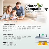 COLORETTO 304 XL Recycled Replacement for HP 304XL for AMP 100 120 125 130 DeskJet 2600 2620 2621 3700 3764 Envy 5010 5030 5058 Black and Color