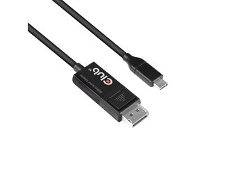 Club 3D CAC-1557 USB Adapter Cable 1.8m Type C to DisplayPort 8K60Hz HDR Black