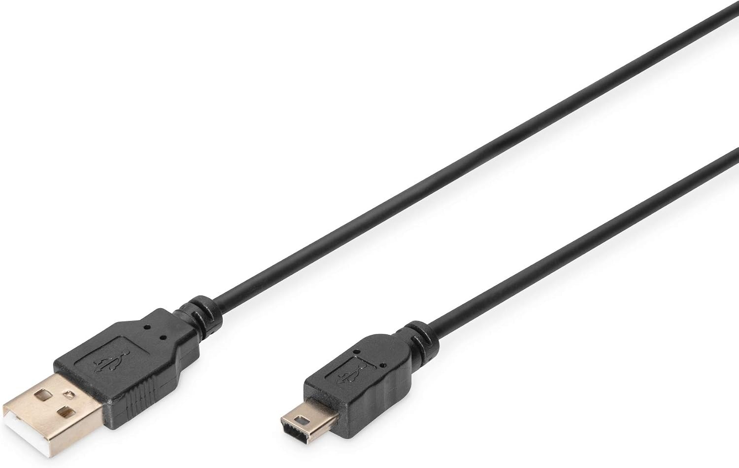 USB-A naar Mini-USB B Kabel (3m, Zwart) - 480 Mbps - 62% Korting!