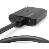 Hama HDMI splitter 4K 1 in 2 Out (4K @30Hz, adapter voor de overdracht van een HDMI-signaal naar 2 outputapparaten, bijv. beamer, beeldscherm of 2 monitoren tegelijk, 60 cm) zwart